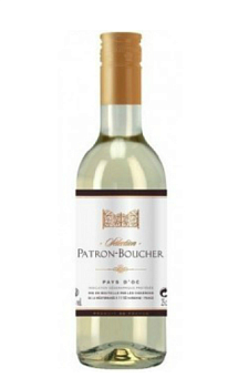 Вино Selection Patron-Boucher white dry  Селексьон Патрон-Буше белое сухое 250 мл