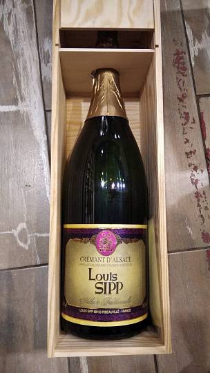 Игристое вино Louis Sipp Cremant d'Alsace Brut gift box  3000 мл