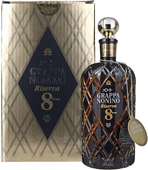 Граппа Grappa Nonino Riserva  8 Year  gift box   700 мл