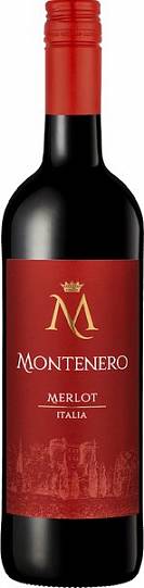 Вино  Montenero Merlot  2022  750 мл 12,5 %