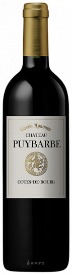 Вино Château Puybarbe Cuvee Apanage (Astral Côtes de Bourg)     2015 750 мл