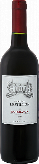 Вино Château Lestillon Bordeaux AOP  2018 750 мл