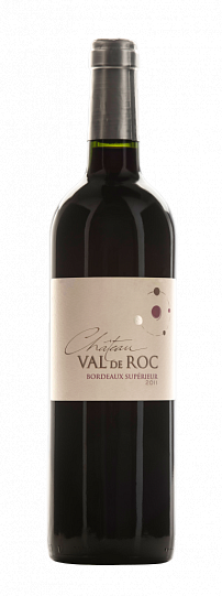 Вино Château Val de Roc. Bordeaux Supérieur     2012 750 мл