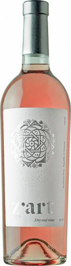 Вино Z'art   Rose  Dry  З'арт  розовое  сухое  2019  750 мл
