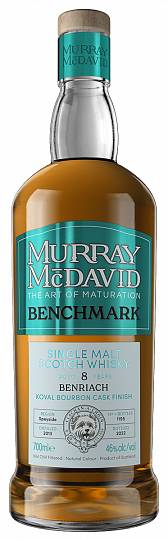 Виски Murray McDavid Benchmark Benriach 8 Years Old gift box 2023 700 мл 46%