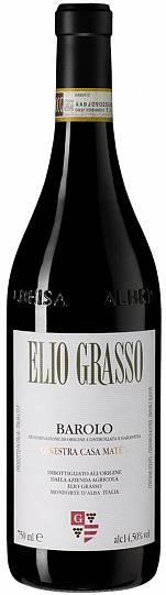 Вино Elio Grasso Barolo Ginestra Casa Mate DOCG 2018 750 мл 14,5%
