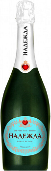 Игристое вино Надежда   Брют  белое  750 мл