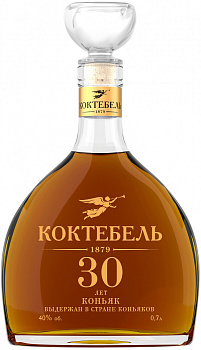 Коньяк Коктебель 30 лет   700 мл