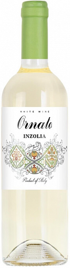 Вино Ornato Inzolia Sicilia IGT  Орнато Инзолия 2020 750 мл