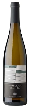 Вино Cantina di Trento Heredia Pinot Gridgio DOC  2023  750 мл