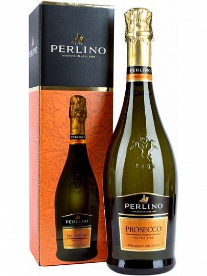 Игристое вино  Perlino Prosecco DOC Valsa Nuova Perlino in gift box  750 мл 