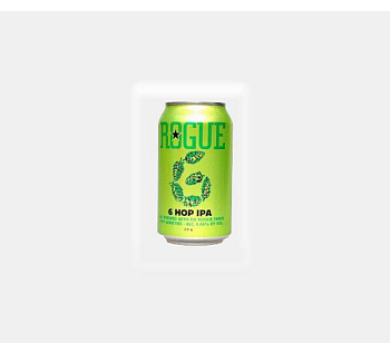Пиво Rogue 6 Hop IPA/Роуг "6 Хоп ИПА" 355 мл (под заказ)