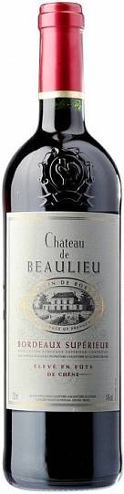 Вино Chateau de Beaulieu  Bordeaux Superieur AOC  2015 750 мл 