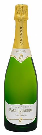 Шампанское  Paul Leredde Carte Blanche Brut Champagne  AOC   750 мл  