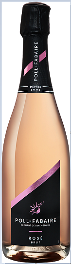 Игристое вино Poll-Fabaire Cremant de Luxembourg Rose Brut Moselle Luxembourge