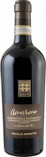 Вино  Amarone della Valpolicella DO semisecco  Чечилия  Беретта Амар