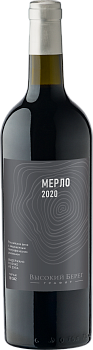 Вино Высокий берег Мерло Графит  2020 750 мл 13 %