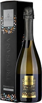 Игристое вино  Trevisana Prosecco DOC Extra Dry  gift box  750 мл 11%