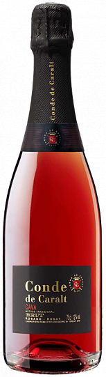 Вино Conde de Caralt cava metode tradicional rosado  750 мл