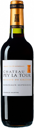 Вино Chateau Pey La Tour Reserve du Chateau  Bordeaux  Superieur AOC  2015 375  мл