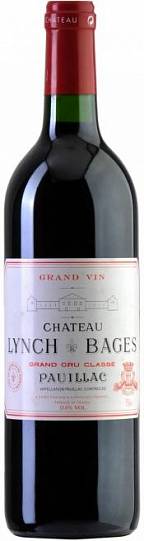 Вино Chateau Lynch Bages  Pauillac AOC 5-eme Grand Cru Classe  2008 750 мл
