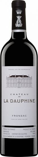 Вино Chateau de La Dauphine Fronsac 2017 750 мл 13,5%