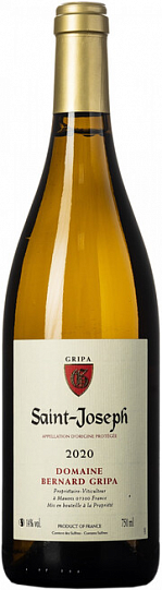  Вино Domaine Bernard Gripa  Saint-Joseph AOP Blanc  Домен Бернар Грип