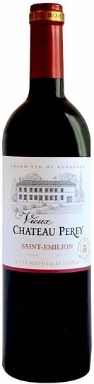 Вино Chateau Perey Chevreuil AOC Saint-Emilion Grand Cru dry red 2014 750 мл