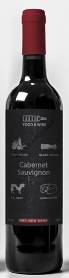Вино  Food and Wine  Cabernet Sauvignon    750 мл