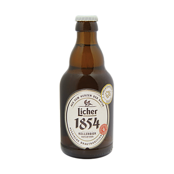 ПИВО  Licher Kellerbier 1854  ЛИХЕР КЕЛЛЕРБИР 1854  стекло 330 мл