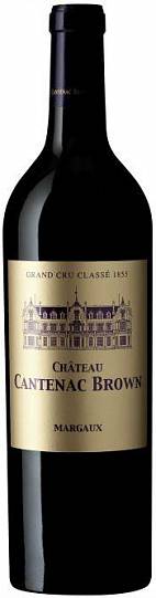Вино Chateau Cantenac Brown Margaux AOC Шато Кантенак Браун 2014 750 