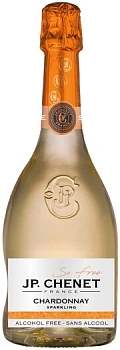 Игристое вино безалкогольное  J. P. Chenet   So Free  Sparkling Chardonnay, Alcohol Free  750 мл 0%