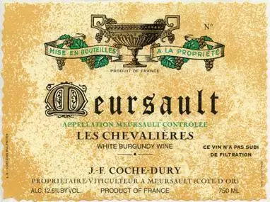 Вино Domaine Coche Dury Meursault Les Chevalieres 2008  750 мл
